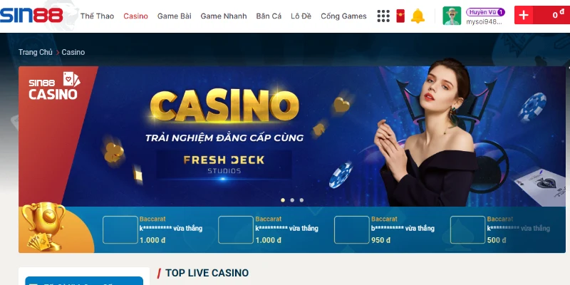 Chuyên mục casino được thiết kế với nhiều ưu điểm thu hút khách